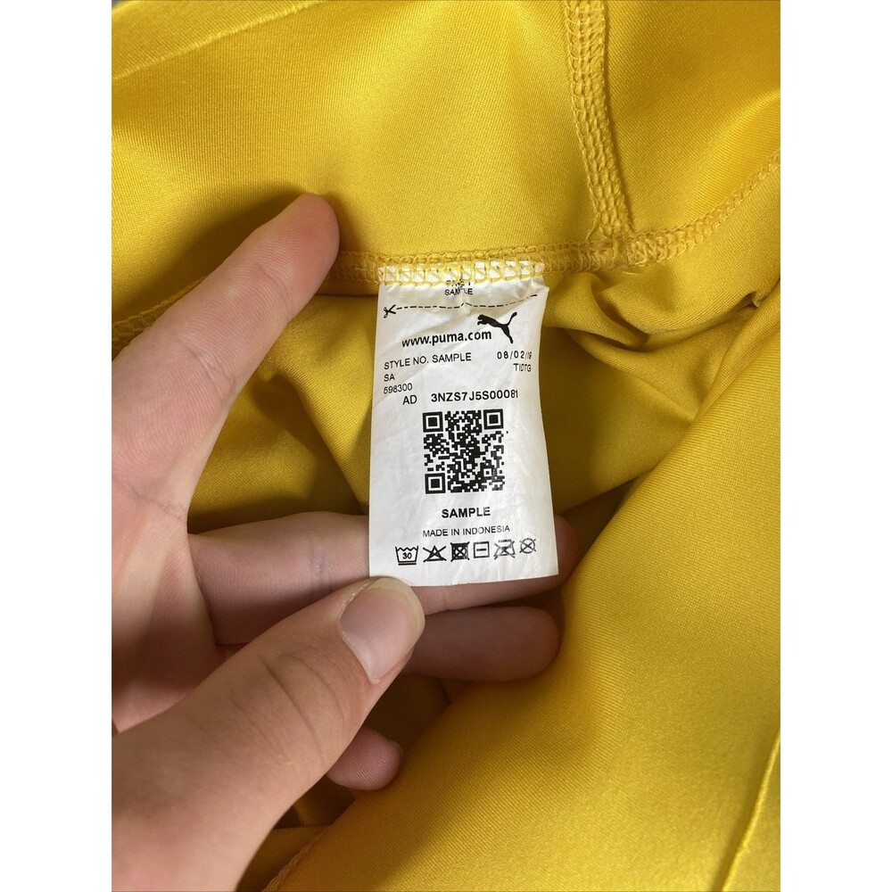 Puma Power Shape Skort Women's Small Tie Dye Yellow Sport Tennis Golf Pickleball - Picture 7 of 9